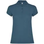 Polo donna slim fit in 100% cotone 200 g