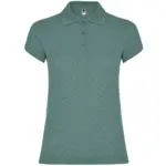 Polo donna slim fit in 100% cotone 200 g