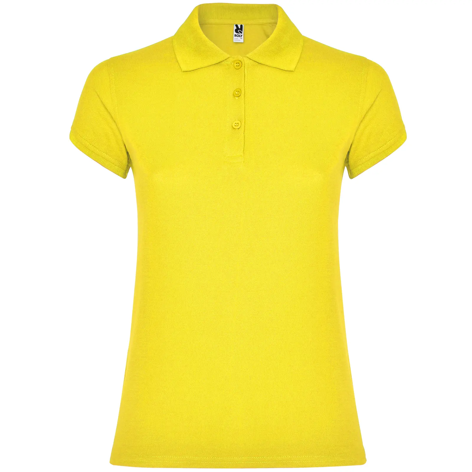 Polo donna slim fit in 100% cotone 200 g Giallo Polo donna slim fit in 100% cotone 200 g Giallo