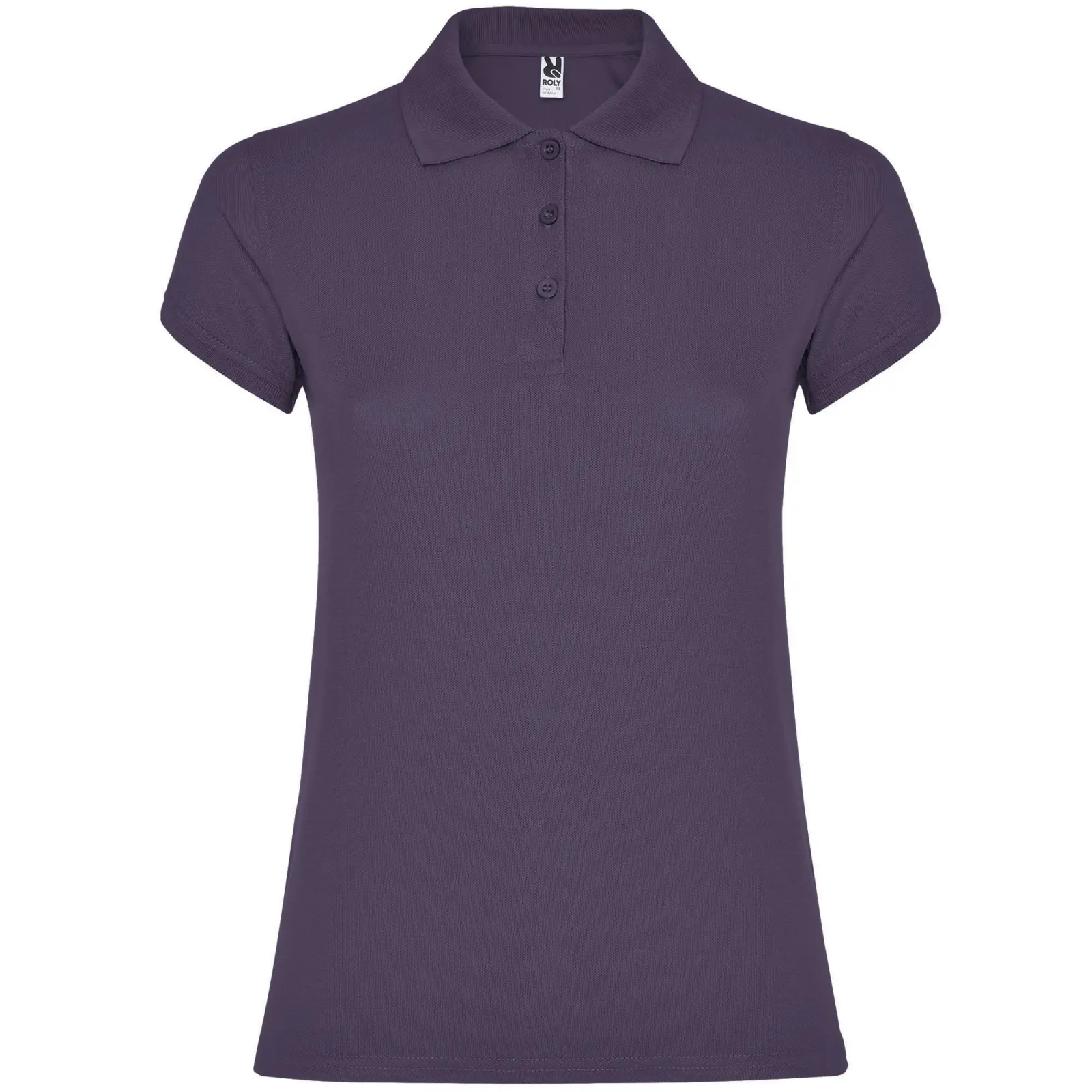 Polo donna slim fit in 100% cotone 200 g Lilla Polo donna slim fit in 100% cotone 200 g Lilla