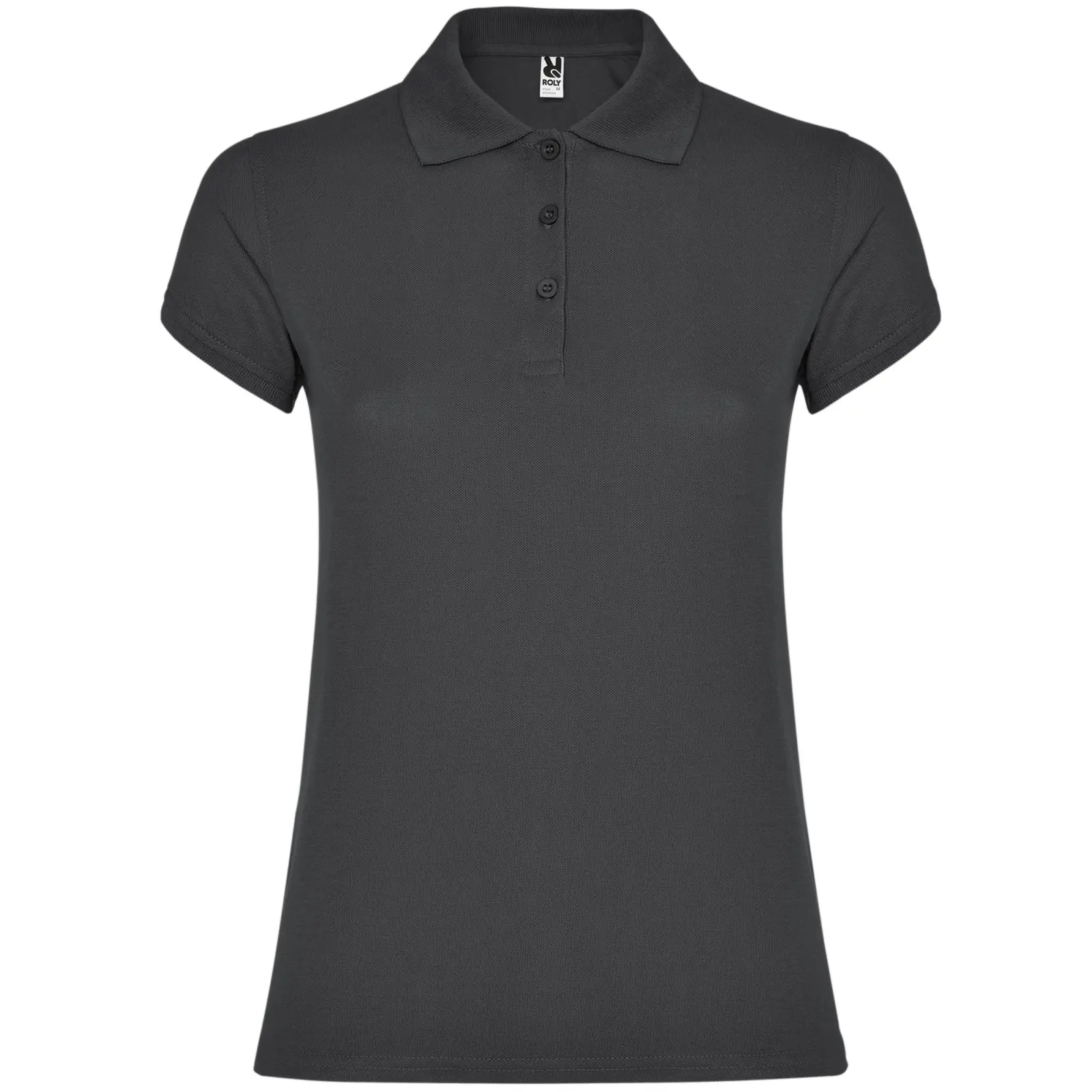 Polo donna slim fit in 100% cotone 200 g Piombo scuro Polo donna slim fit in 100% cotone 200 g Piombo scuro