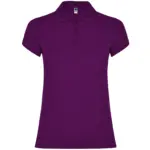 Polo donna slim fit in 100% cotone 200 g