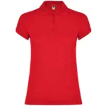 Polo donna slim fit in 100% cotone 200 g