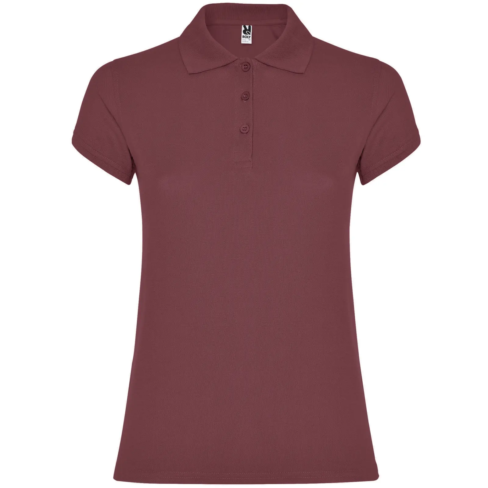 Polo donna slim fit in 100% cotone 200 g Rosso Polo donna slim fit in 100% cotone 200 g Rosso