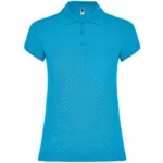 Polo donna slim fit in 100% cotone 200 g