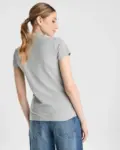 Polo donna slim fit in cotone organico 210 g