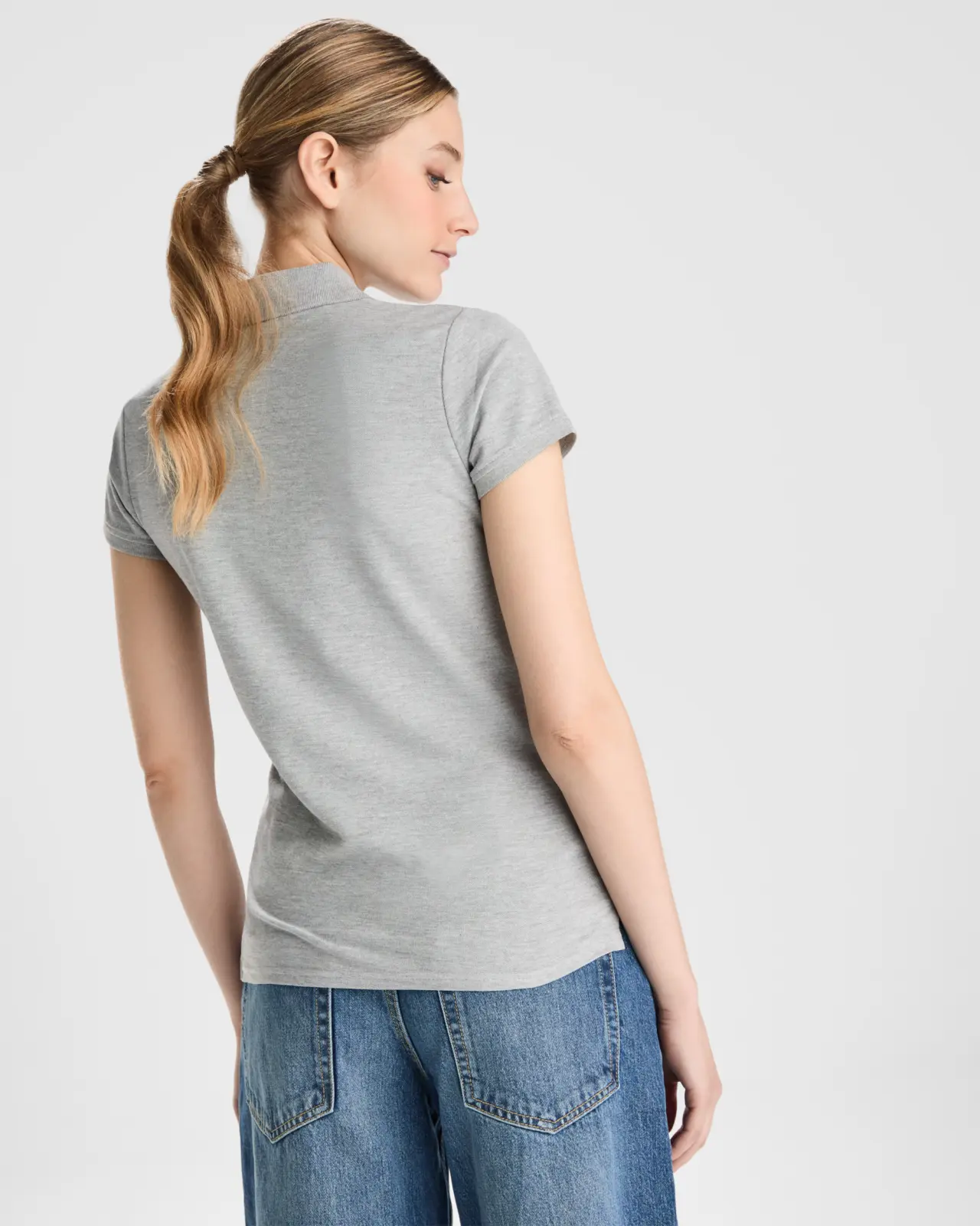 Polo donna slim fit in cotone organico 210 g 3 Polo donna slim fit in cotone organico 210 g 3