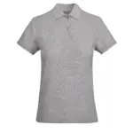Polo donna slim fit in cotone organico 210 g