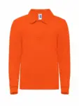 Polo manica lunga bambino in 100% cotone 210 g