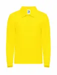 Polo manica lunga bambino in 100% cotone 210 g