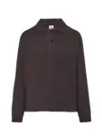Polo manica lunga bambino in 100% cotone 210 g