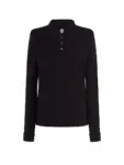 Polo manica lunga donna in 100% cotone 200 g