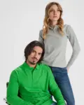 Polo manica lunga donna in 100% cotone 220 g