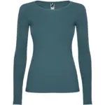 Polo manica lunga donna slim fit in 100% cotone 160 g