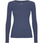 Polo manica lunga donna slim fit in 100% cotone 160 g