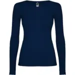 Polo manica lunga donna slim fit in 100% cotone 160 g