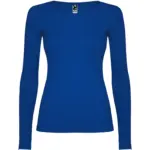 Polo manica lunga donna slim fit in 100% cotone 160 g