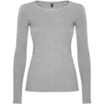 Polo manica lunga donna slim fit in 100% cotone 160 g