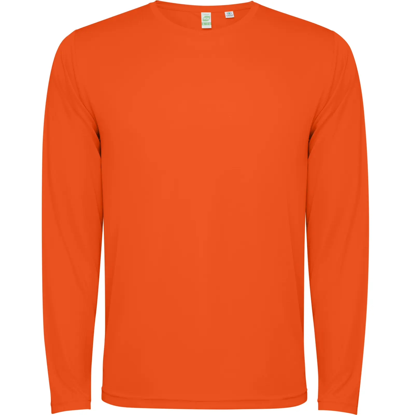 Polo manica lunga unisex 125 g Arancione Polo manica lunga unisex 125 g Arancione