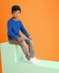 Polo manica lunga unisex in 100% cotone 165 g