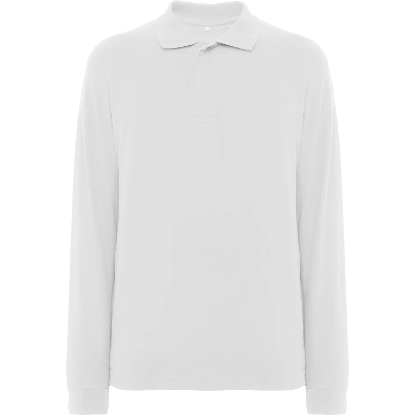 Polo manica lunga unisex in 100% cotone 200 g Bianco Polo manica lunga unisex in 100% cotone 200 g Bianco