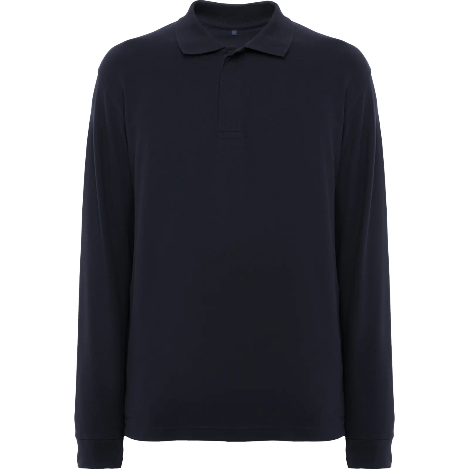 Polo manica lunga unisex in 100% cotone 200 g Blu navy Polo manica lunga unisex in 100% cotone 200 g Blu navy