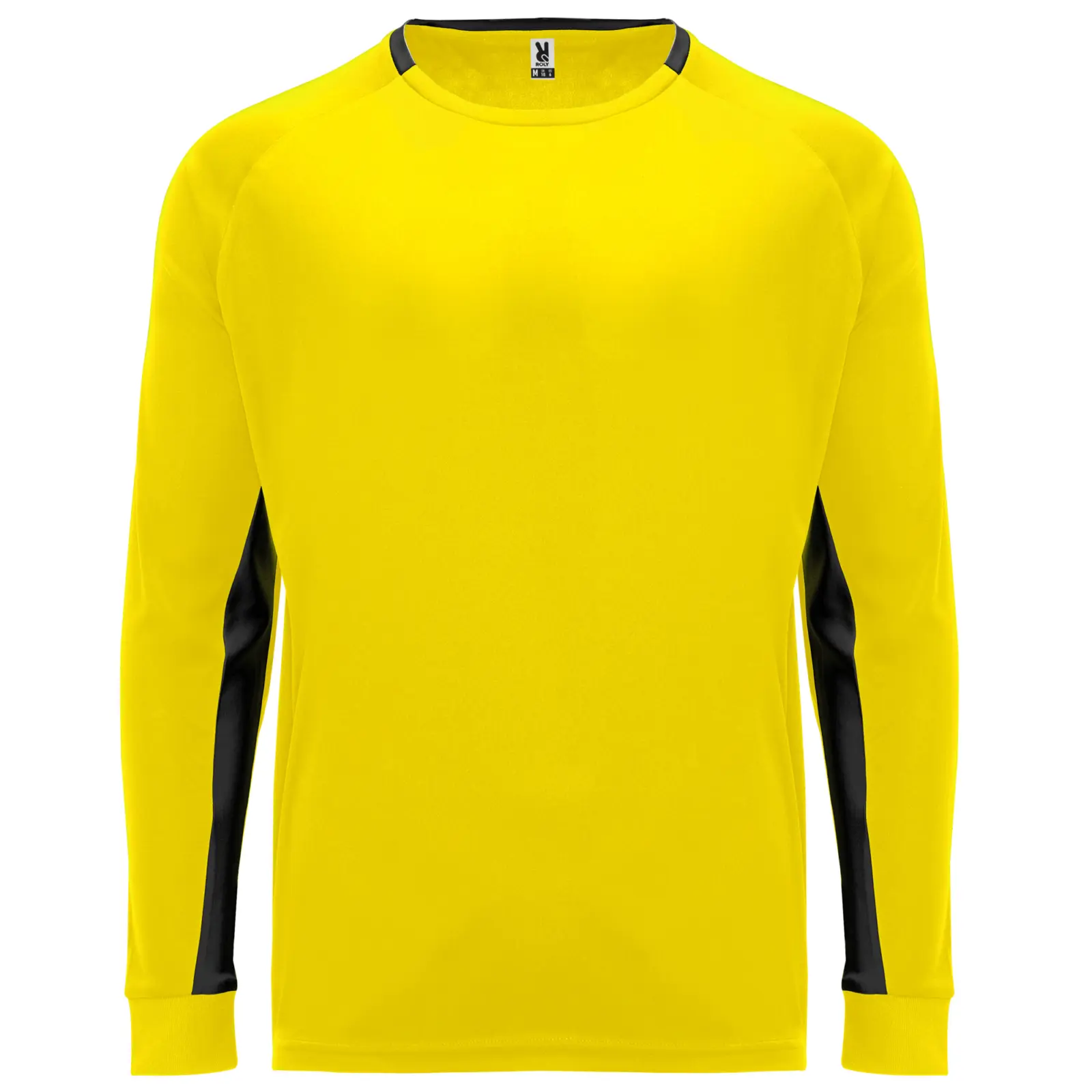 Polo manica lunga uomo 160 g Giallo/Nero Polo manica lunga uomo 160 g Giallo/Nero