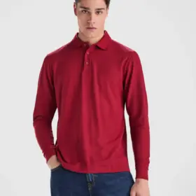 Polo manica lunga uomo 220 g