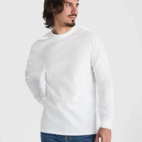 Polo manica lunga uomo in 100% cotone 165 g