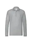 Polo manica lunga uomo in 100% cotone 180 g