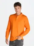 Polo manica lunga uomo in 100% cotone 210 g
