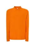Polo manica lunga uomo in 100% cotone 210 g