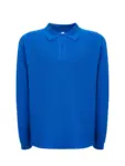 Polo manica lunga uomo in 100% cotone 210 g