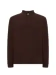 Polo manica lunga uomo in 100% cotone 210 g