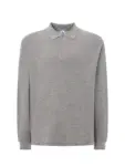 Polo manica lunga uomo in 100% cotone 210 g