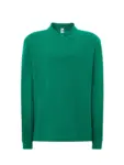 Polo manica lunga uomo in 100% cotone 210 g