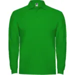 Polo manica lunga uomo in 100% cotone 220 g