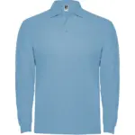 Polo manica lunga uomo in 100% cotone 220 g