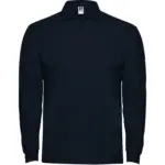 Polo manica lunga uomo in 100% cotone 220 g