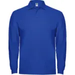 Polo manica lunga uomo in 100% cotone 220 g