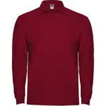Polo manica lunga uomo in 100% cotone 220 g