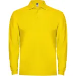 Polo manica lunga uomo in 100% cotone 220 g