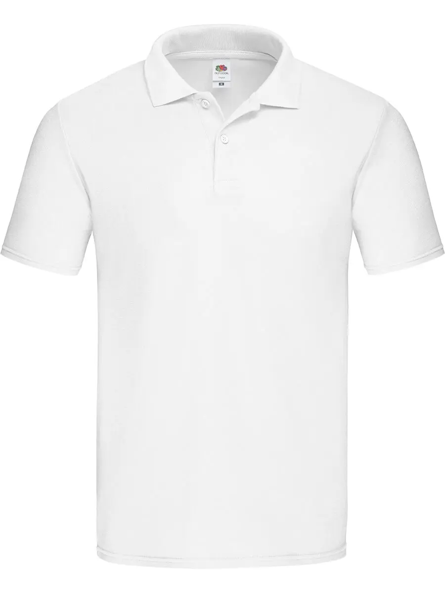 Polo uomo in 100% cotone 185 g Bianco Polo uomo in 100% cotone 185 g Bianco