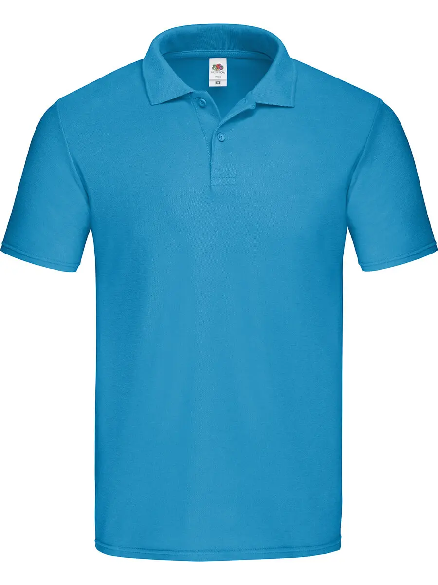Polo uomo in 100% cotone 185 g Blu Polo uomo in 100% cotone 185 g Blu