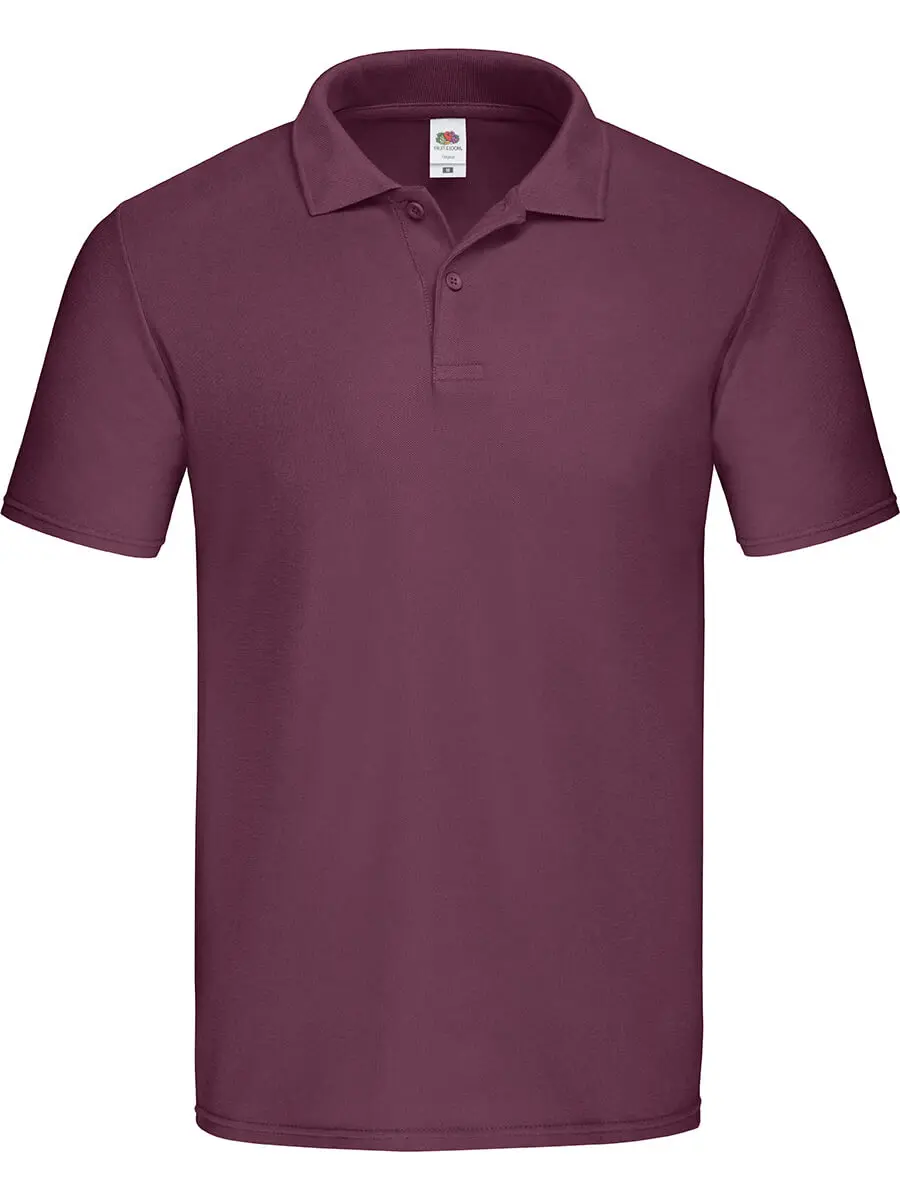 Polo uomo in 100% cotone 185 g Bordeaux Polo uomo in 100% cotone 185 g Bordeaux