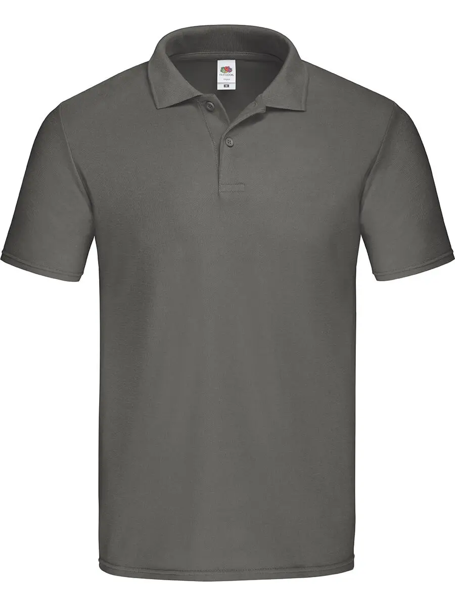 Polo uomo in 100% cotone 185 g Grafite chiaro Polo uomo in 100% cotone 185 g Grafite chiaro