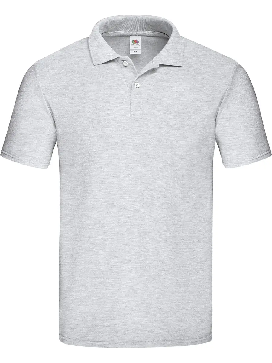 Polo uomo in 100% cotone 185 g Grigio melange Polo uomo in 100% cotone 185 g Grigio melange