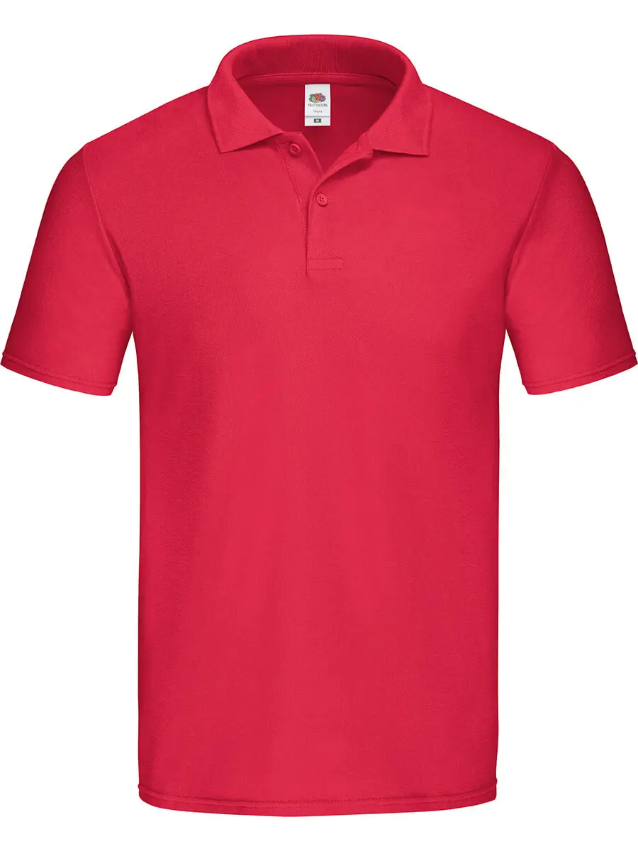 Polo uomo in 100% cotone 185 g Rosso Polo uomo in 100% cotone 185 g Rosso