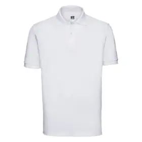 Polo uomo in 100% cotone 195 g Bianco
