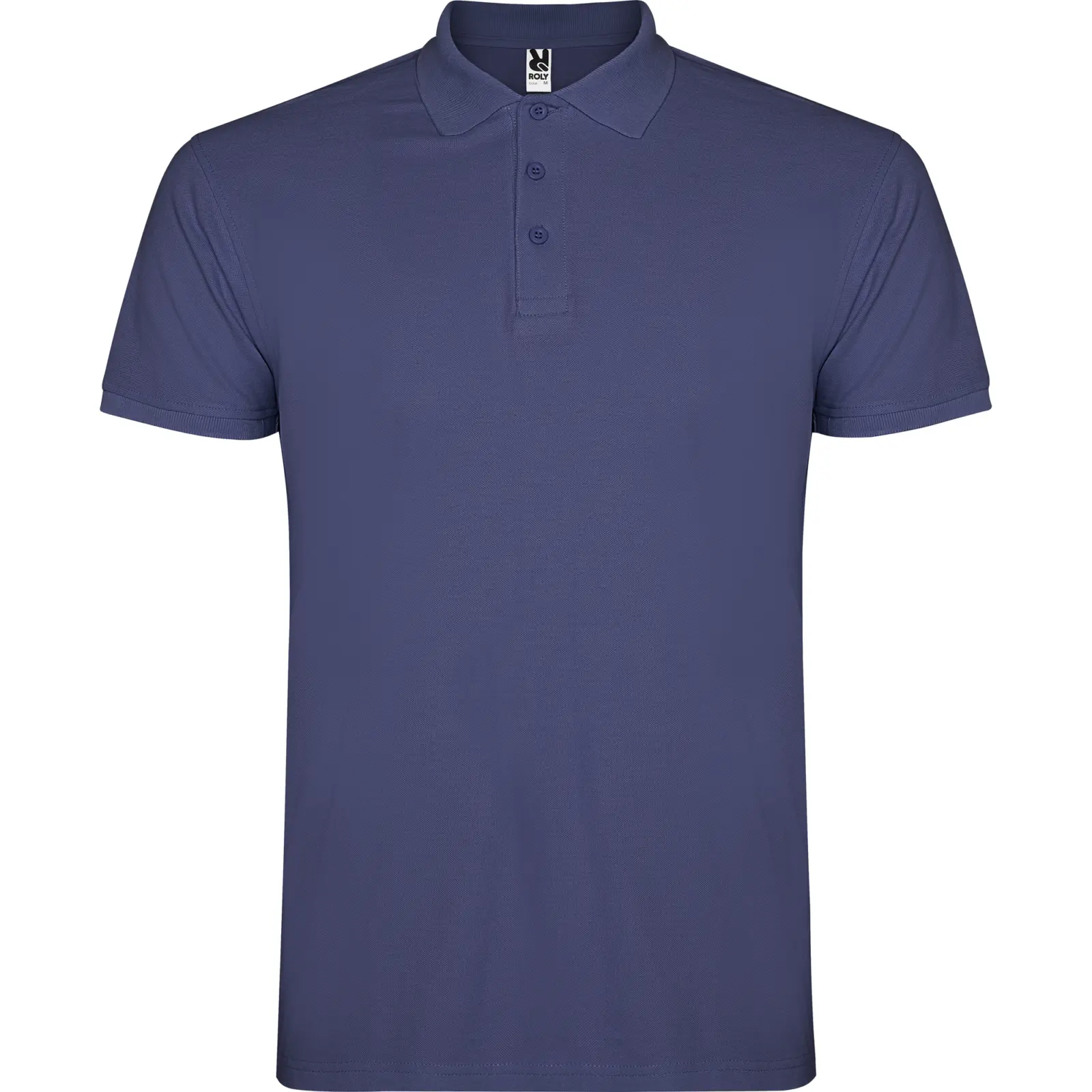 Polo uomo in 100% cotone 200 g Blu denim Polo uomo in 100% cotone 200 g Blu denim